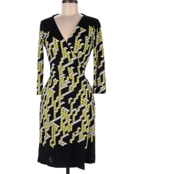 Diane Von Furstenberg SILK MID-LENGTH DRESS - Picture 6 of 14